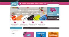 Desktop Screenshot of cadeaukaart.nl